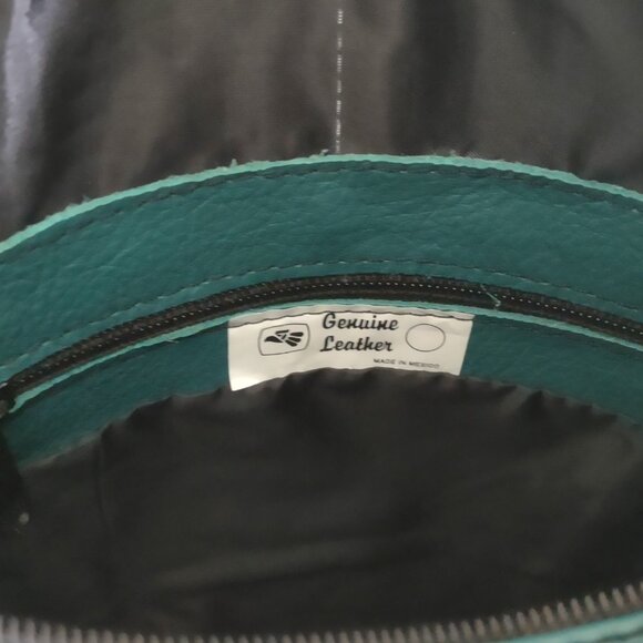 Vintage boho moto western leather fringe crossbody - handmade in Mexico - NWOT - Picture 5 of 11